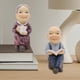 thumbnail image 1 of 2x Figuritas de Pareja de Ancianos Estatuilla en Miniatura Regalo de Aniversario Arte Decorativo Adorno Artesanal para La Decoración Del Hogar de La S Estilo B, 1 of 7