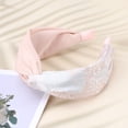 thumbnail image 6 of Unique Bargains 1 Pc Jacquard Embroidery Patchwork Headbands for Women Pink Blue, 6 of 6