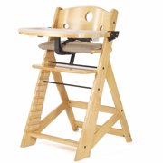 Height Right™ High Chair with Infant Insert - Safe, comfortable seat children, adjustable wood high chair is ideal for children aged 6 mos. to 3 years- Natural