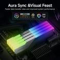 thumbnail image 4 of Fanxiang UD51 DDR5 Memory Ram RGB 32GB/64GB 6400MHz 7200MHz Desktop Non-ECC Desktop Gaming Dual Channel RAM Memory Module For PC, 4 of 4