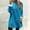 Blue, variant on Only Moment Orange Sweatshirts for Women Thick Fleece Lined Fall Winter Tops Crew Neck 2026 Fall Waffle Basic Tee Dressy Casual Winter Blouses Knit Tunic Tops S