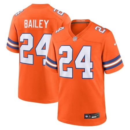 Men's Nike Champ Bailey Orange Denver Broncos Retired Player Alternate Game Jersey