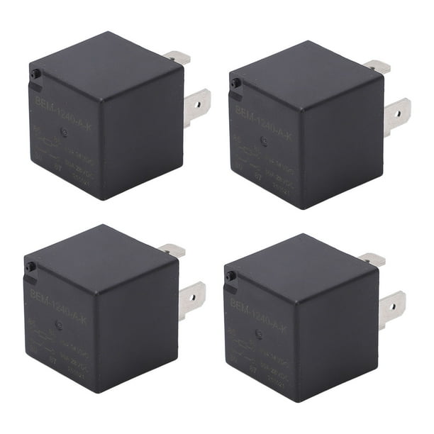 Automotive Relay, 30 40A Non Burn 4 Pin Relay Switch Waterproof Shock