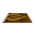 thumbnail image 2 of Ahgly Company Machine Washable Indoor Round Persian Yellow Traditional Area Rugs, 7' Round, 2 of 4