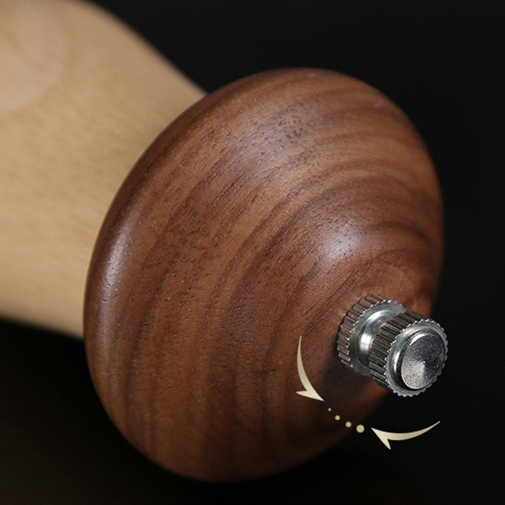 Mushroom Shaped Grinder Wooden Pepper Grinder Salt Pepper Mill Manual Grinding Gadget Pepper Grinder Tool for Kitchen