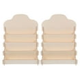 thumbnail image 3 of KAKOWELY 2pcs Tiered Greeting Card Display Stand Wood Organizer Racks For Sticker Craft Brochure Table Tabletop Vendors Retail Counter Trade Shows Showcase,13.58X"X11.42"X10.24", 3 of 5