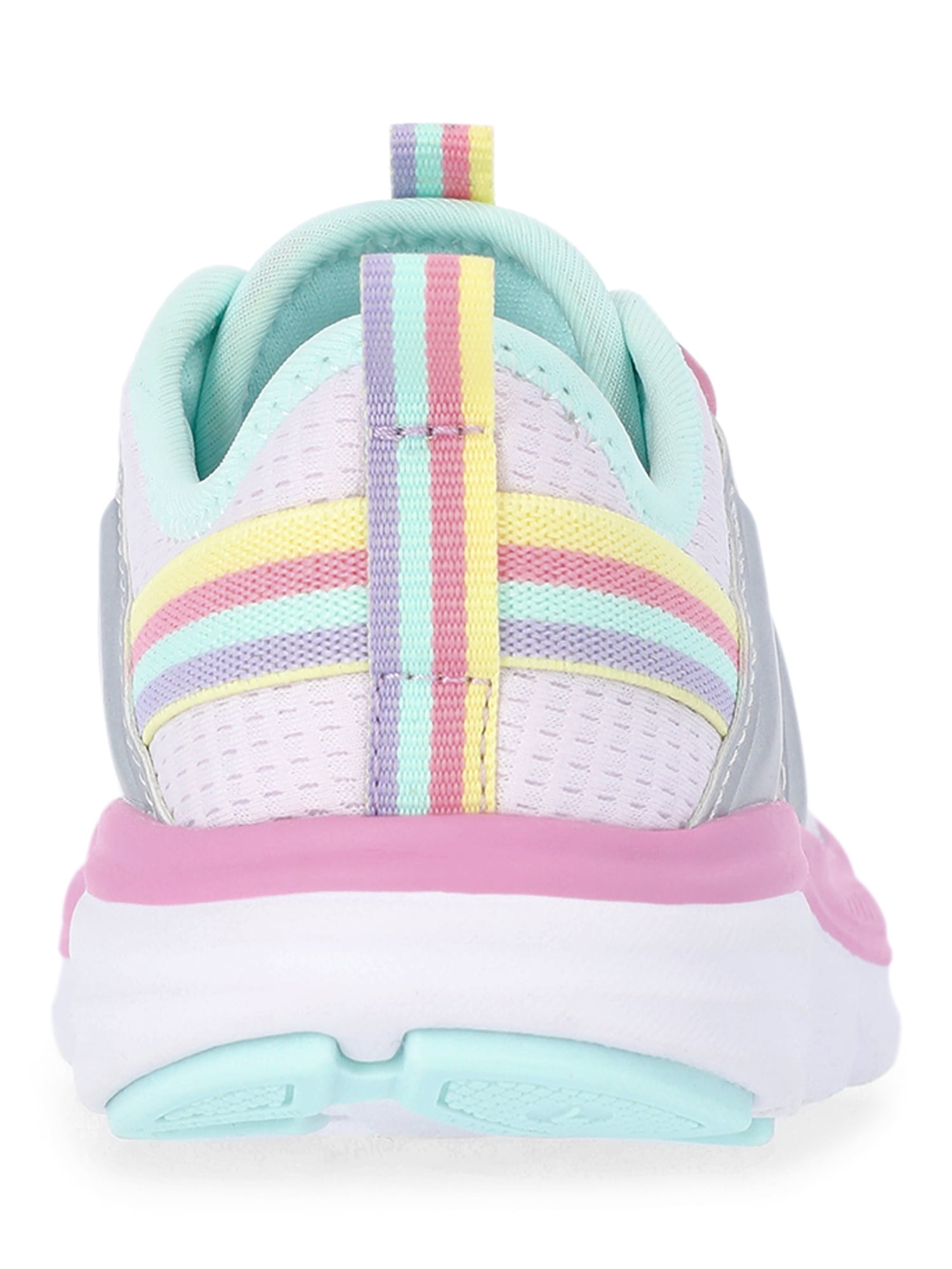 Athletic Works Girls Cage Knit Slip On Sneakers