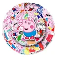 thumbnail image 2 of Pegatinas de Peppa Pig para teléfono móvil, pegatinas de dibujos animados de cerdos bonitos, taza de agua, cuaderno, Maleta, pegatina de Graffiti decorativa impermeable, 52 piezas por juego, 2 of 5