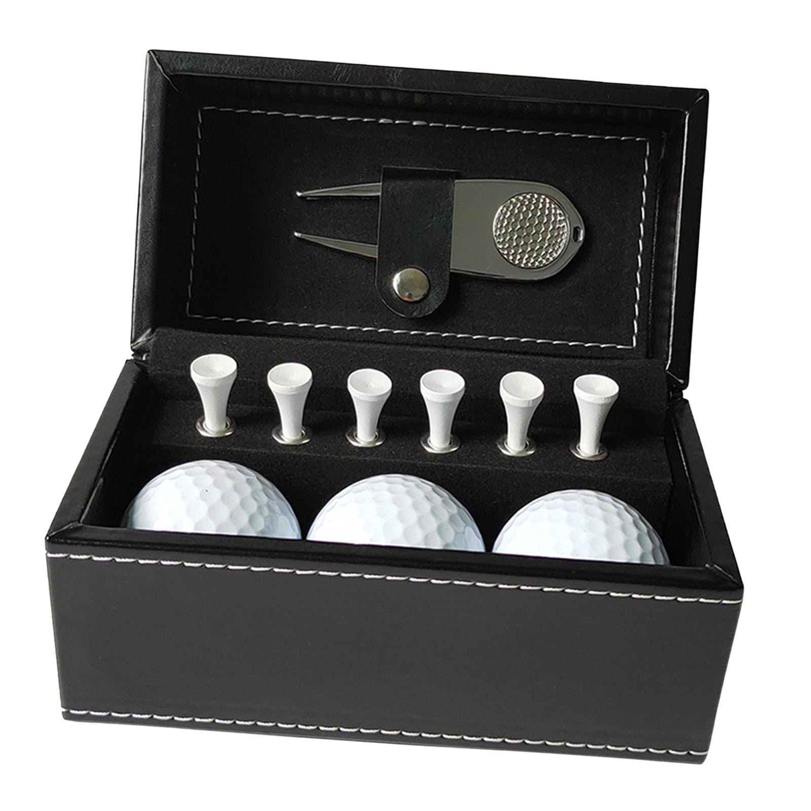 GARENDE Golf Ball Gift Set Gift Package Golf Balls for Men Women Golfers Golf Course Argent Tool