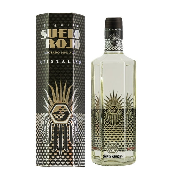 Tequila Suelo Rojo Reposado Cristalino 100% Agave