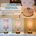 thumbnail image 3 of Touch Control Table Lamp with LED Bulb Bedside Lamp for Bedroom Living Room Cute Little Marshmallow, 3 of 8