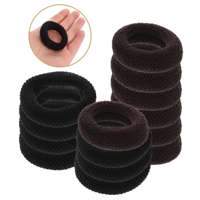 Moluckfu 14Ud Ligas Para De Mujer Con Tela Y Resistencia Para Peinados Naturales