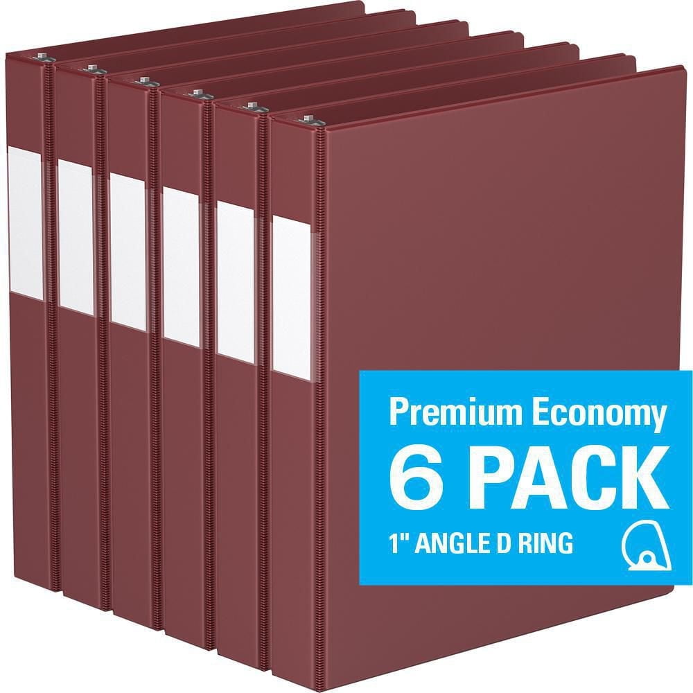 Davis Group, Premium Economy, D Ring, Binder, 6 Pack