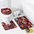 thumbnail image 4 of Shower Curtain sets and Bath Mat Set, Christmas Treats Pattern Printed on Shower Curtain and Liner Set, Great for Master Bath Beach House Modern Home, 72 x 72 inches, 4 of 8
