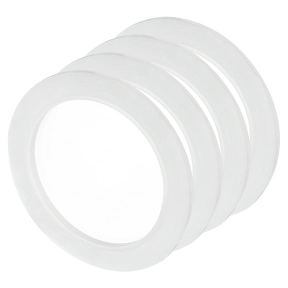 4 Rolls Transparent 0.13 Inch x 72 Yards Polyester Film Electrical Tape PET Tape High Temperature Heat 3.2mm x 66m