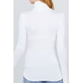 thumbnail image 3 of MOA COLLECTION Women's Rayon Spandex Turtle Neck Top Classic Long Sleeve, 3 of 3