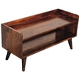 thumbnail image 4 of Nordic Design Solid Wood Bench for Shoe Storage / Walnut Color Appeal, 4 of 5