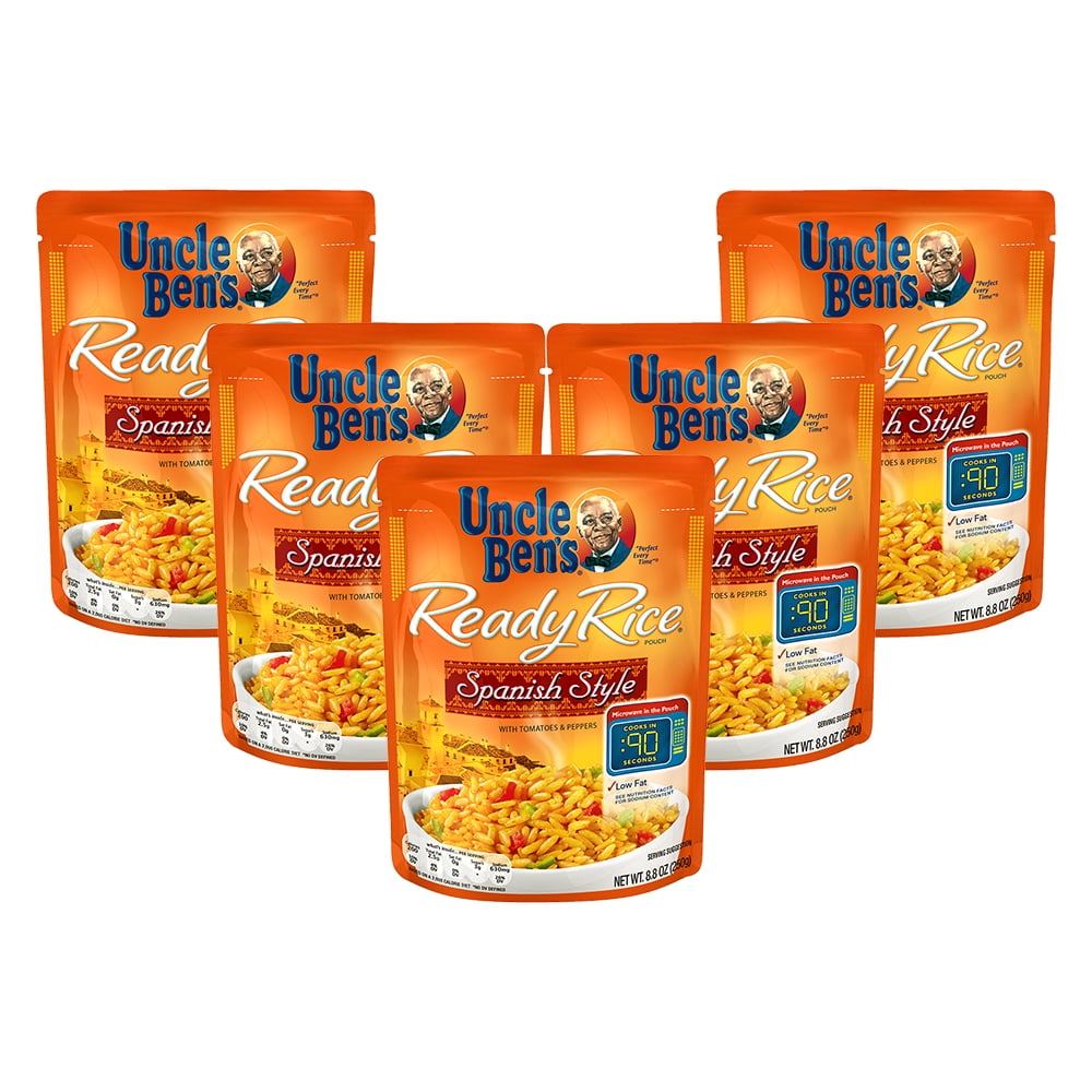 5 Pack Uncle Ben S Ready Rice Spanish Style 8 8oz Walmart Com Walmart Com
