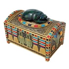Lachineuse Geschenk Idee Lachineuse Grande Statuette DÉESSE BASTET Chat - Hauteur 19 Cm Egyptische Sieraden Doos