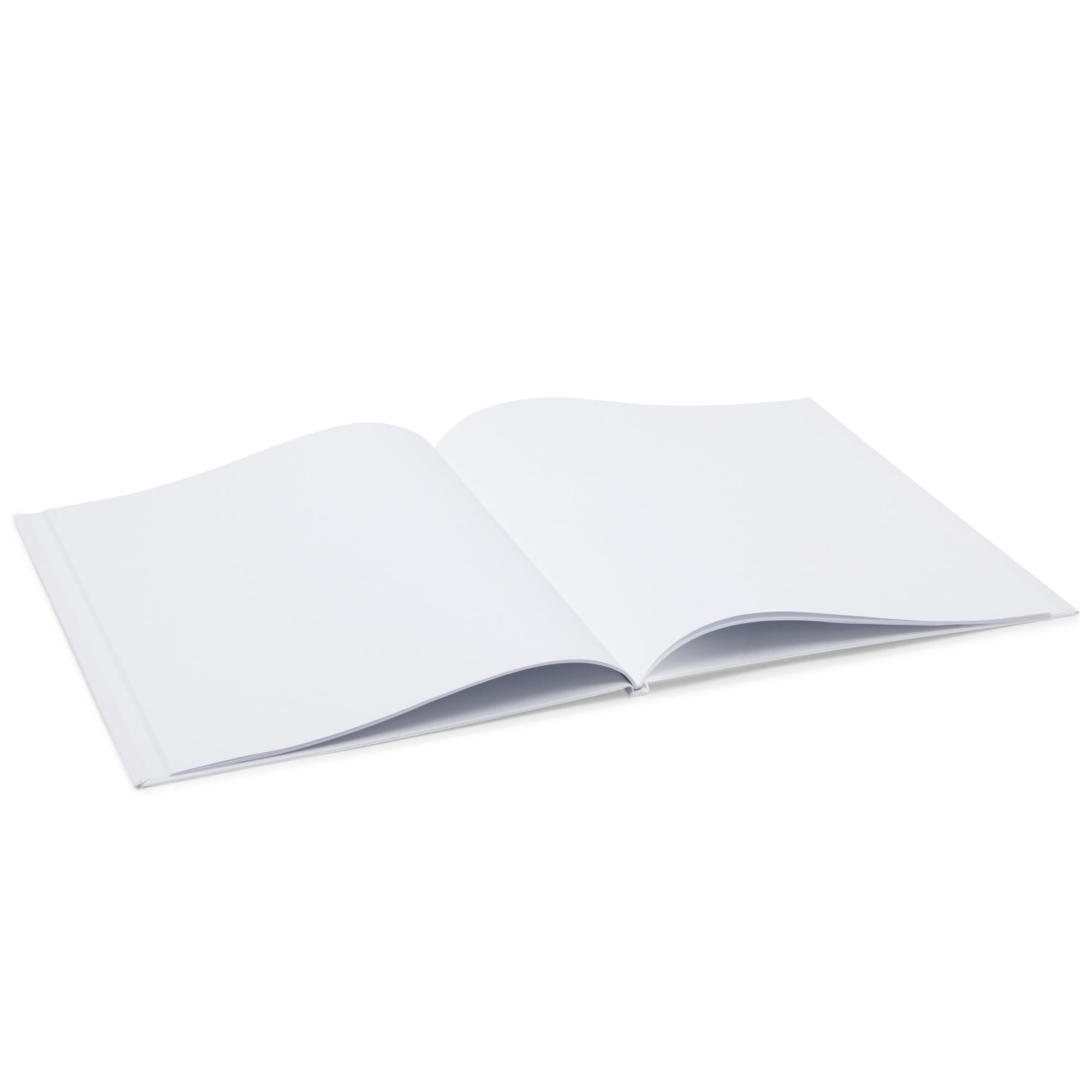 White Hardcover Blank Book, Unlined Journal for Students (7x10 In, 3 P –  Paper Junkie