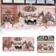 thumbnail image 1 of Puerta De Garaje Navideña Vista Nocturna Navideña Con Nieve Corona Navideña Puerta De Garaje Cubierta Cartel Grande Para Jardín De 6 X 13 Pies Invierno Interior Exterior Decoración Para Fiestas En P, 1 of 6