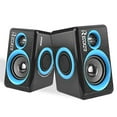 thumbnail image 1 of RECCAZR SP2040 Surround Computer Speakers with Deep Bass USB Wired Powered Multimedia Speaker for PC/Laptops/Smart Phone Built-in 4 Loudspeaker Diaphragm(Blue), 1 of 10