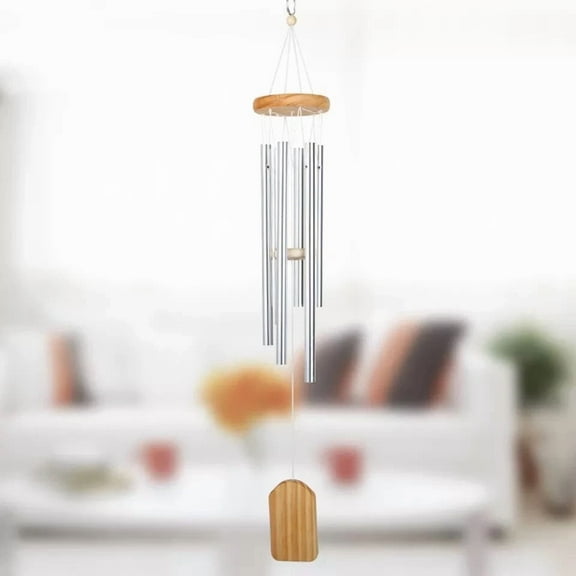 PURELY- Amazing Grace Extra Large Wind Chimes 5 Metal Tubes Outdoor Home Garden Decor