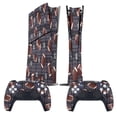 thumbnail image 2 of Football, Flowers, Stripes PS5/PS5 Slim Digital Disc Skin Sticker For Console And Controller Skins, 2 of 7