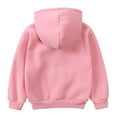 thumbnail image 2 of Dpytoraw Autumn And Winter Toddler Boy Girl Zip Up Hoodies Solid Color Hooded Sweatshirt Long Sleeve Jacket Casual Outerwear Fall Clothes Size 9-10 Years, 2 of 3