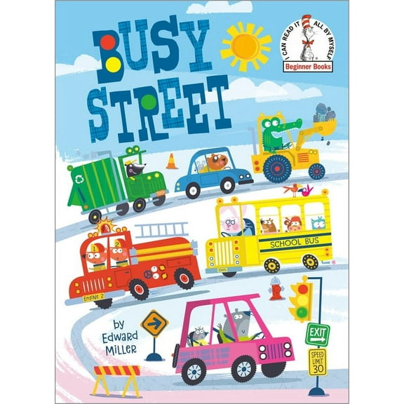 Dr. Seuss Beginner Books Busy Street, (Hardcover)