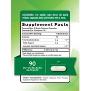 D-Mannose Capsules | 2100mg | 90 Count | Non-GMO & Gluten Free Supplement | by Nature's Truth