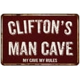thumbnail image 1 of CLIFTON'S Man Cave Red Grunge Sign 16 x 24 Matte Finish Metal Sign 116240003383, 1 of 1