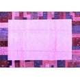 thumbnail image 1 of Ahgly Company Indoor Rectangle Solid Purple Modern Area Rugs, 8' x 12', 1 of 4