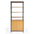 thumbnail image 5 of Hans 35.25" W X 84.25"H Open & Closed Etagere Bookcase, 5 of 8