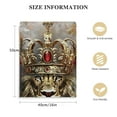 thumbnail image 2 of Nawypu  King Queen Crown Wall Decor - Gold Grey Diadem Canvas Wall Art Decor Pictures Framed Living Room Bedroom Dressing Room Wall Decorations, 2 of 5