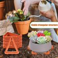thumbnail image 4 of Large Pot Risers for Outdoor Indoor Planters Triangular Plant Pots Feet Outside Invisible Flower Pot Toes Stand Lifter for Drainage & Airflow (), 4 of 7