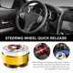 thumbnail image 4 of Para Coche Adaptador de cubo de rueda Adaptador de liberación rápida de 6 orificios Accesorios para automóvil (amarillo), 4 of 6