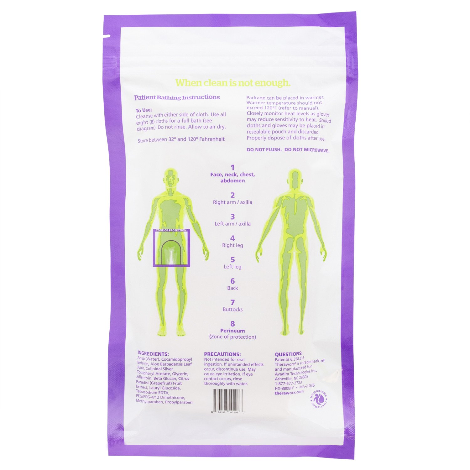 Theraworx Protect Advanced Hygiene and Barrier System Towels Fragrance
