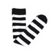 thumbnail image 3 of Calcetines de invierno cálidos a rayas hasta la pantorrilla y hasta la rodilla para mujer y hombre, calcetines universales hasta la pantorrilla, calcetines de algodón para mujer., 3 of 3