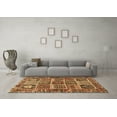 thumbnail image 3 of Ahgly Company Indoor Square Persian Brown Traditional Area Rugs, 3' Square, 3 of 4
