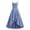 Blue#square neck high low satin junior dress, variant on Silk Satin Junior Bridesmaid Dress for Wedding Spaghetti Strap Sleeveless A-Line Girls Flower Girl Dress Special Occasions Pink,9-11 Years