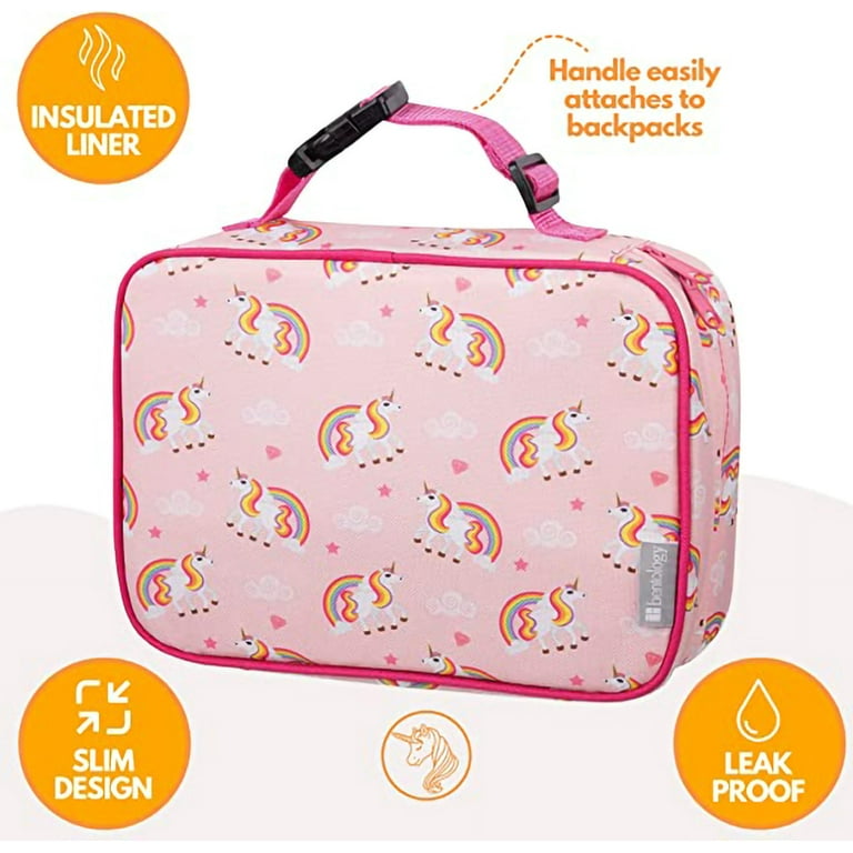  Bentology Lunch Box for Girls - Kids Insulated, Durable Lunchbox  Tote Bag Fits Bento Boxes, Containers and Bottles, Back to School Lunch  Sleeve Keeps Food Hotter or Colder Longer - Sloth