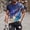Blue, variant on Fnnxeal Mens Graphic T-Shirt Neon Yellow Abstract Glitch 3D Print Urban Streetwear Muscle Fit Performance Moisture Wicking Crewneck Sizes M-5XL,Size 4XL