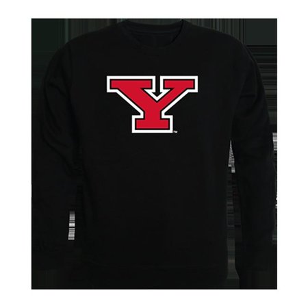 W Republic Products  College Crewneck, Youngstown State University, Black - Medium