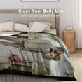 thumbnail image 5 of Custom Blanket with Photos Personalized Picture Collage Blankets Soft Sofa Blanket,Gift for Mother's Day,Family,Friends,Lovers,Dog Blue 35.4"X27.6", 5 of 6