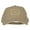 Khaki, variant on Iowa with Map Outline Embroidered Washed Cotton Twill Cap - White OSFM