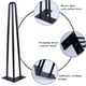 thumbnail image 3 of Osring Patas de mesa en forma de horquilla de 22 pulgadas con patas de metal para muebles de 3 varillas de 1/2 de diámetro para mesa de centro y soporte para TV Patas de horquilla negras de mediados d, 3 of 5