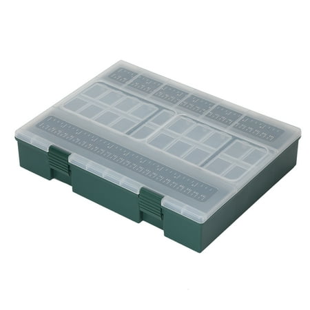 Cccanaooolceie High Capacity Multi-function Fishing Tackle Accessories Storage Box Contains 6 Individual Boxes