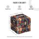 thumbnail image 4 of Fotbe Skulls and Flowers Porta Pañuelos Decorativo de Cuero, Caja Cuadrada Moderna para Pañuelos Faciales, Organizador y Dispensador 5x5x5'', 4 of 7