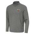 thumbnail image 2 of Men's Antigua Heather Black 2025 NHL Winter Classic Wrigley Field Subtle Quarter-Zip Sweatshirt, 2 of 3